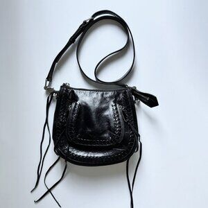 Rebecca Minkoff Mini Vanity black leather crossbody bag